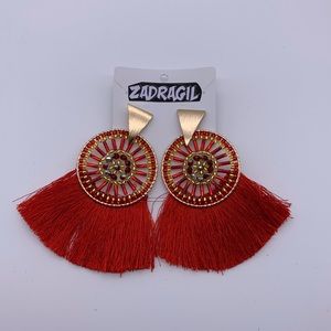 ZADRAGIL New earnings Jewelry Red